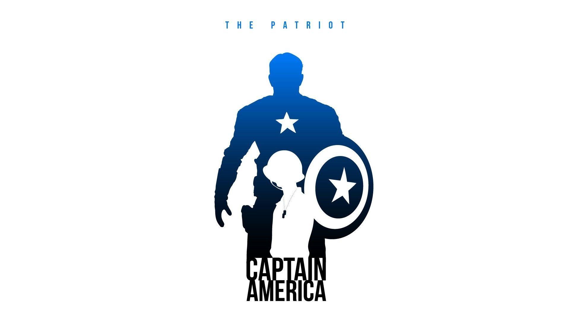 1920x1080 Minimalist Marvel Wallpaper