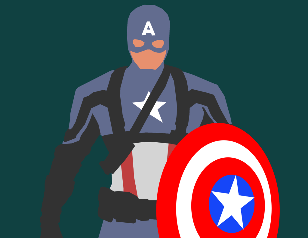1024x791 Free download Minimalist Marvel Captain America First Avenger