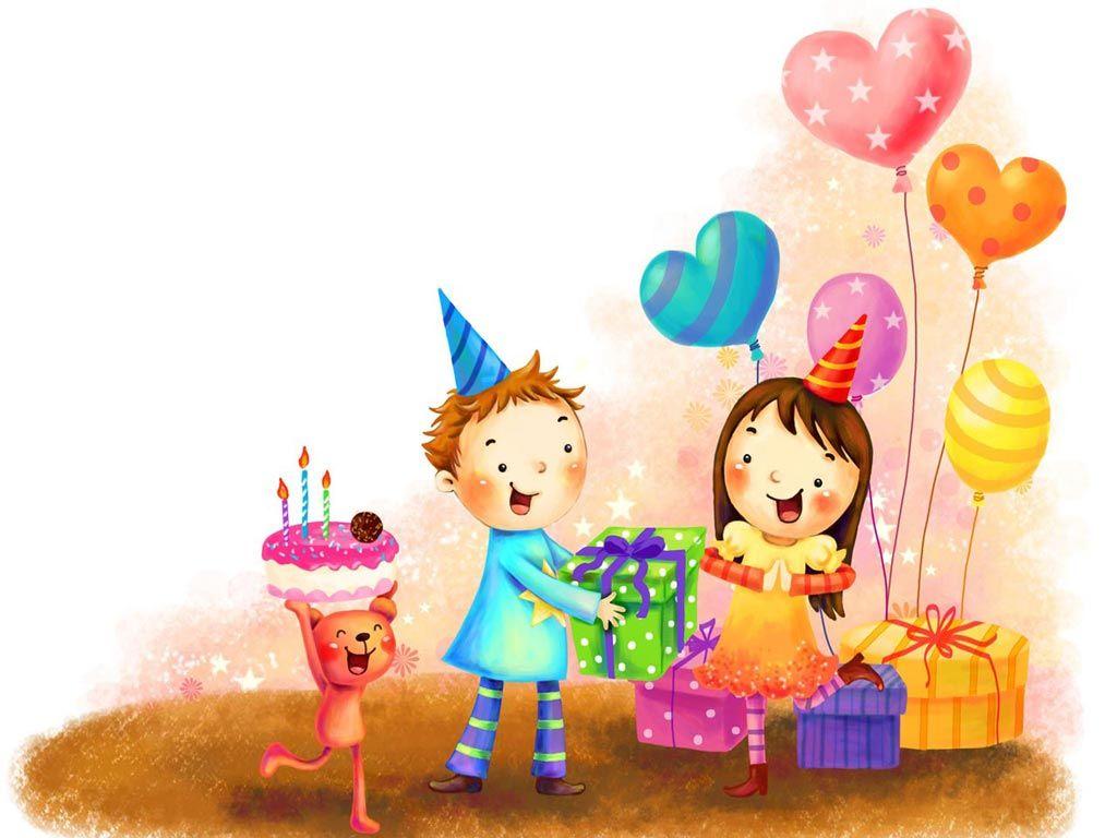 1024x768 Wallpaper de cumpleaños feliz