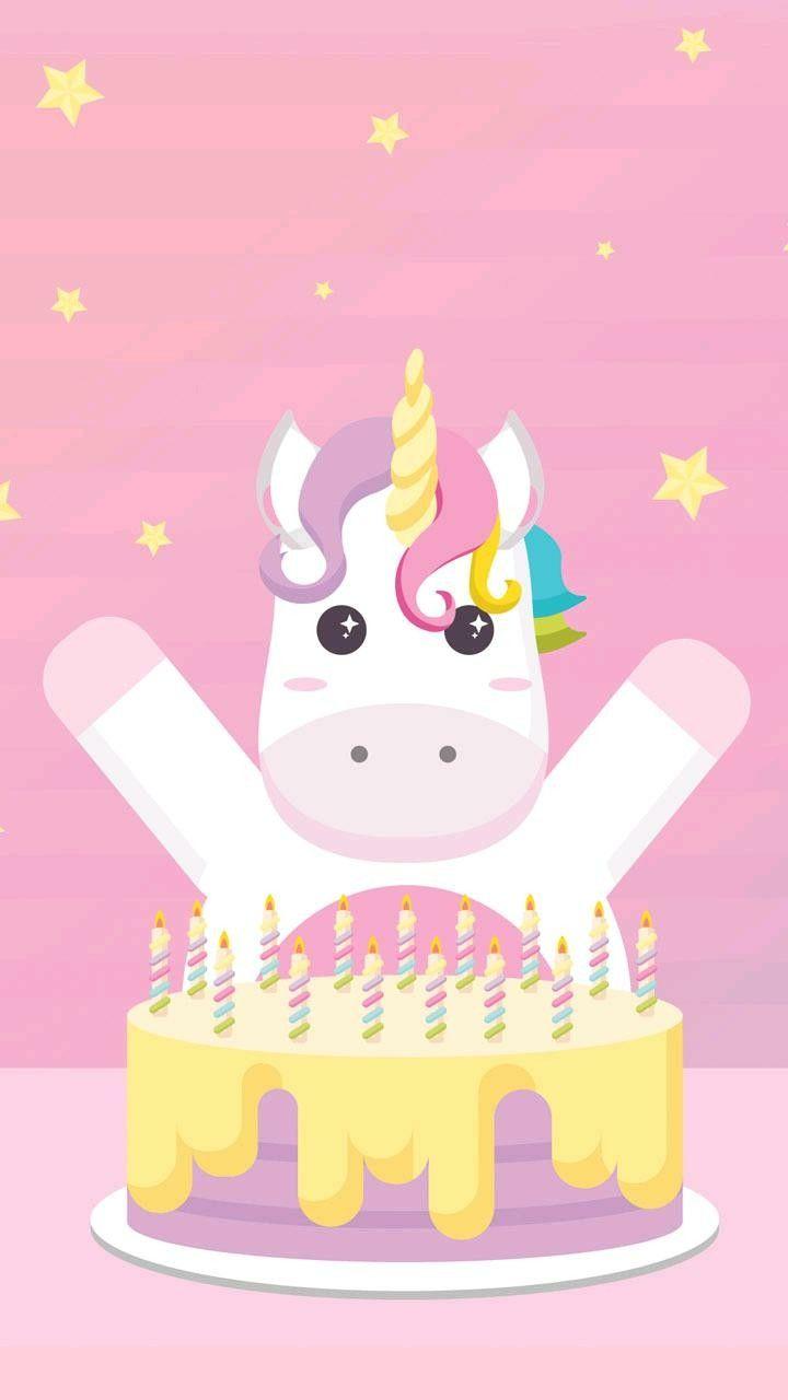 720x1280 Unicorn. Fondo de pantalla de feliz cumpleaños, Unicornios