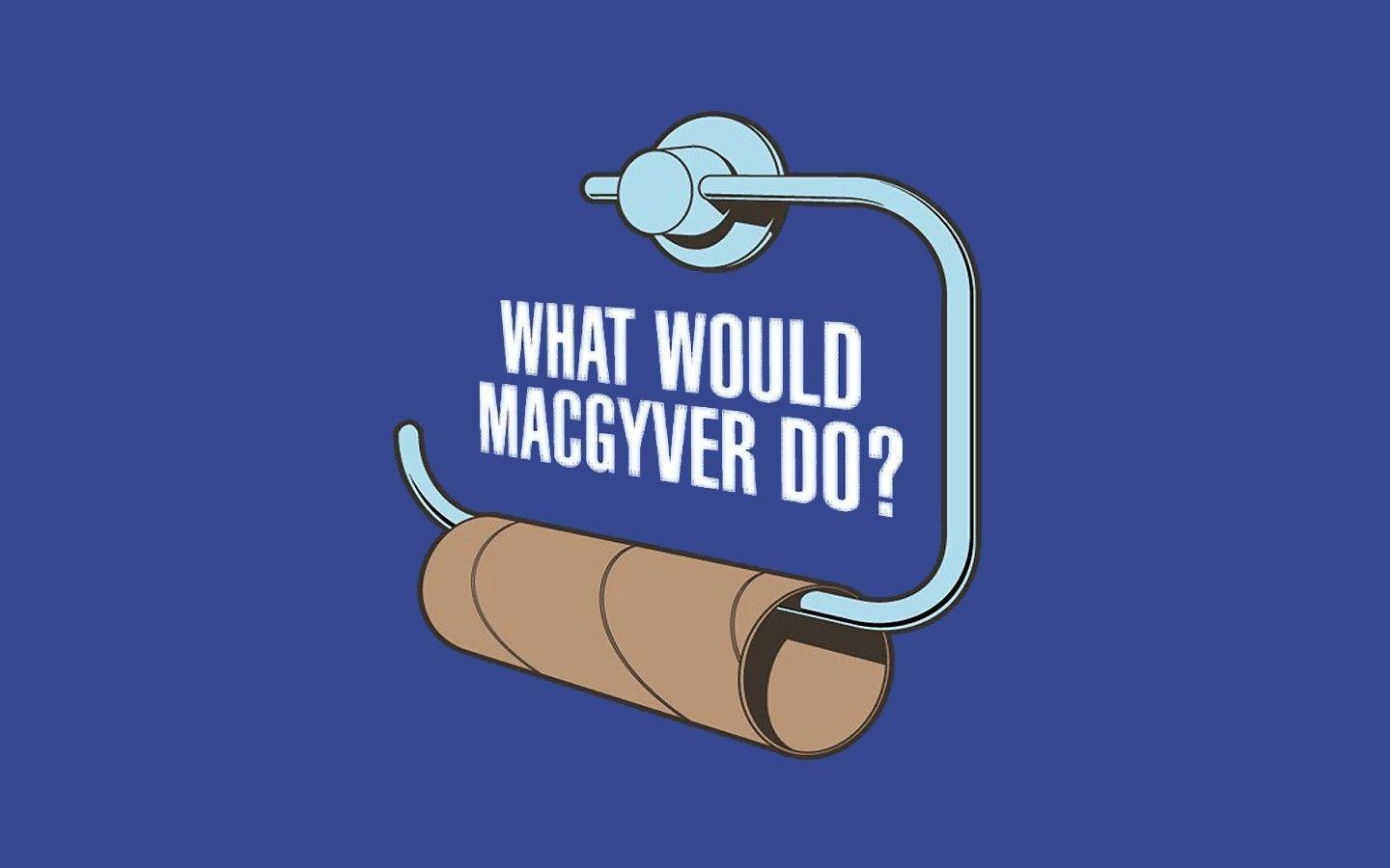 1440x900 Humor Minimalism Macgyver Wallpaper And Background Paper