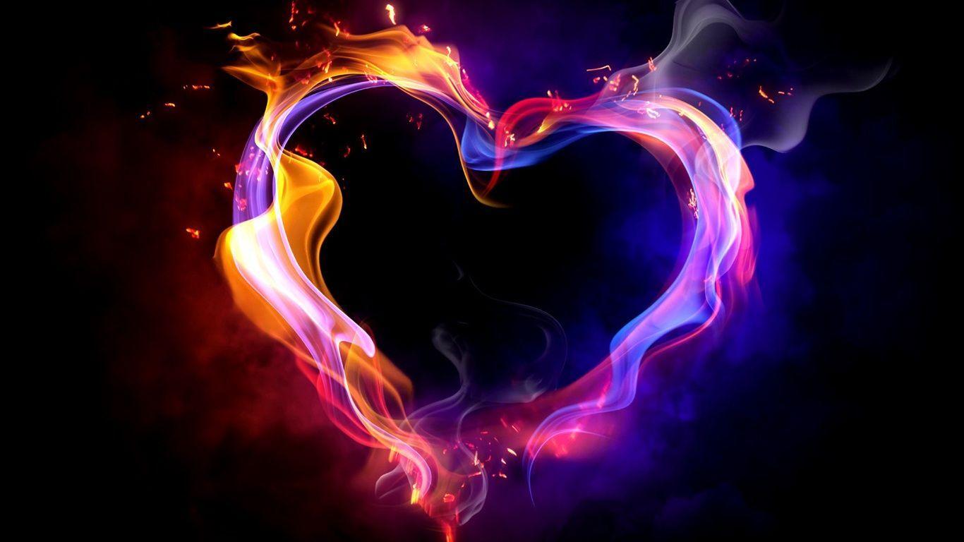 1366x768 Colored Smoke Background