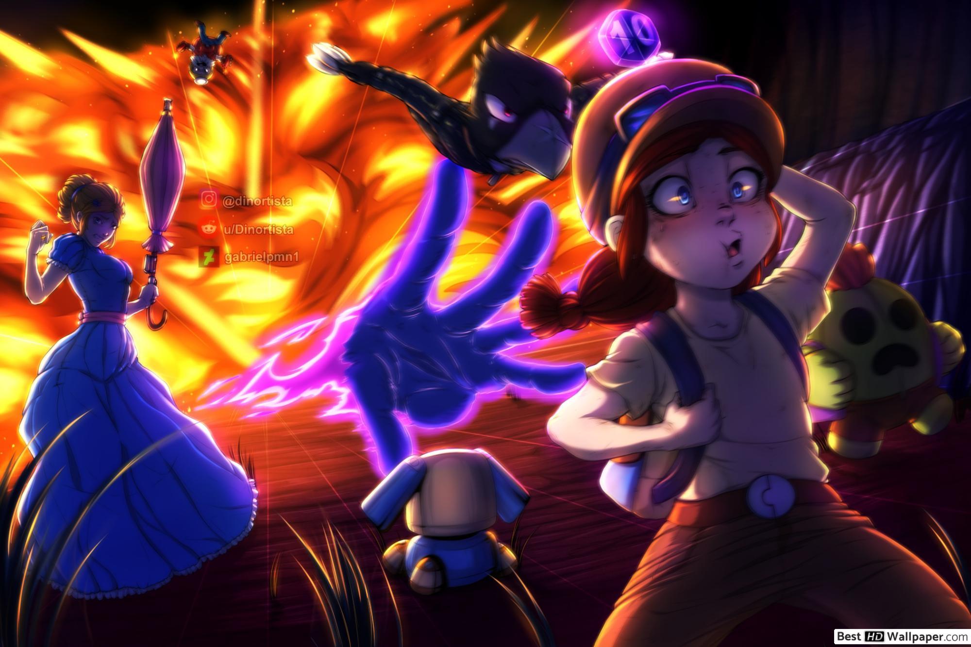 2000x1333 Brawl Stars Grab FanArt HD wallpaper download