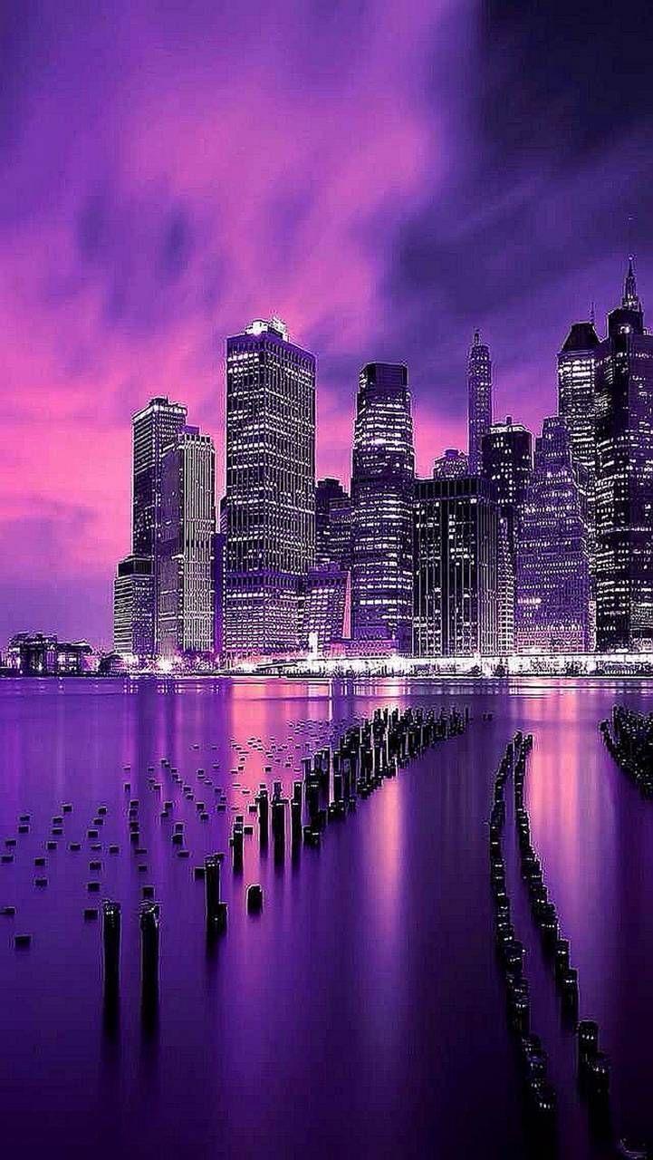 Purple City iPhone Wallpapers - Top Free Purple City iPhone Backgrounds ...