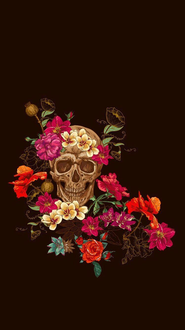 750x1334 iPhone Wallpaper. Skull wallpaper iphone, Skull wallpaper, Sugar