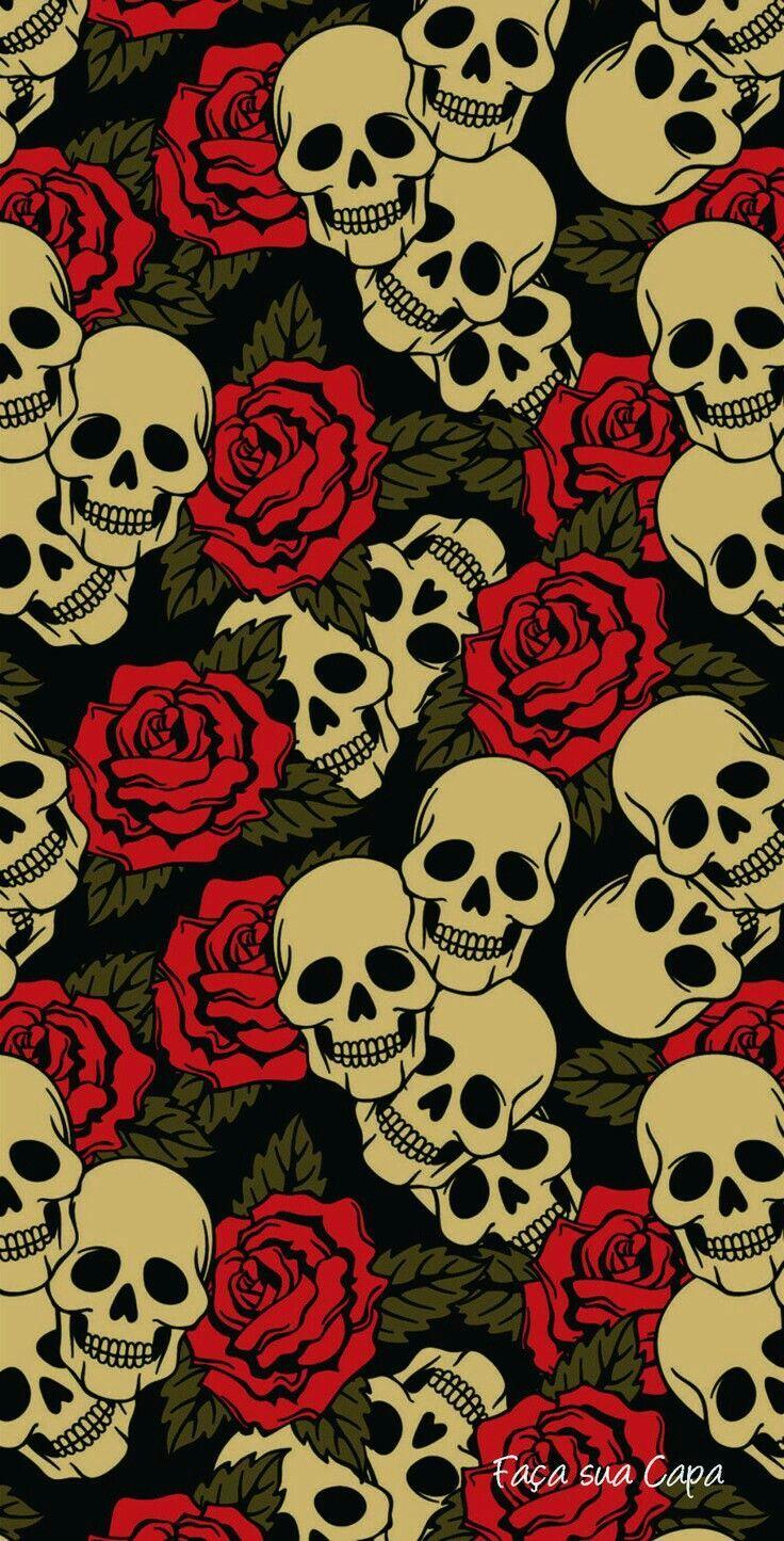 Skull And Roses Wallpapers Top Free Skull And Roses Backgrounds