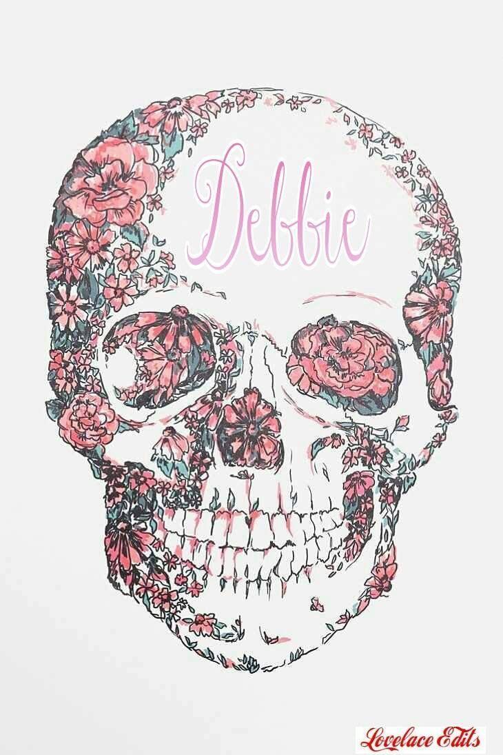 730x1095 House stuff. Skull wallpaper, Floral
