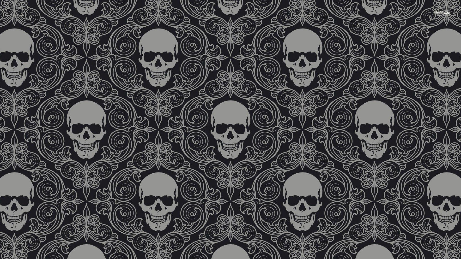 1920x1080 Gothic Skull Wallpaper