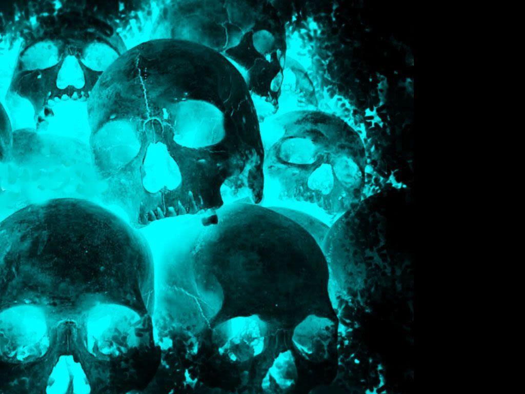 1024x768 High Definition Skull Wallpaper