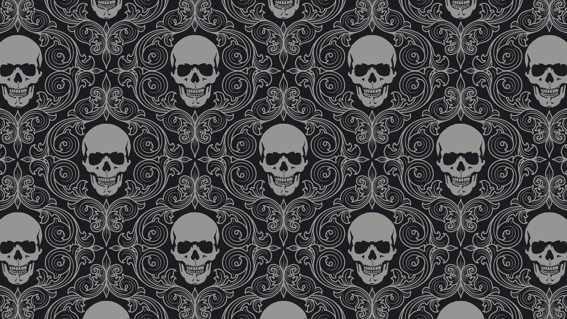 1920x1080 Skull Pattern #Wallpaper