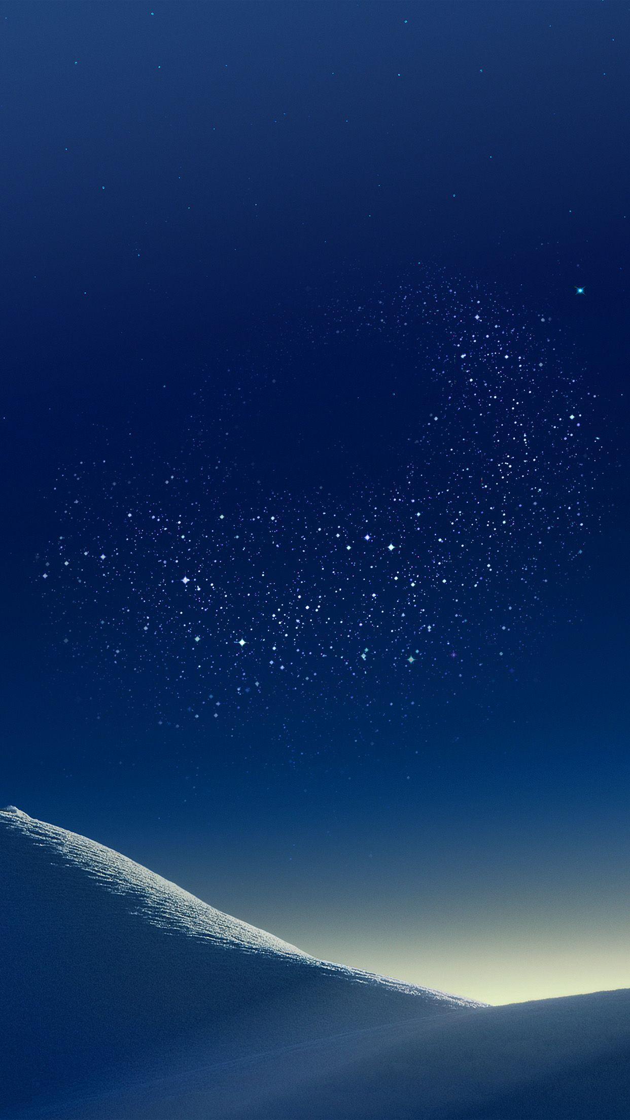 1242x2208 Samsung Blue Galaxy S8 Space Pattern Background Wallpaper