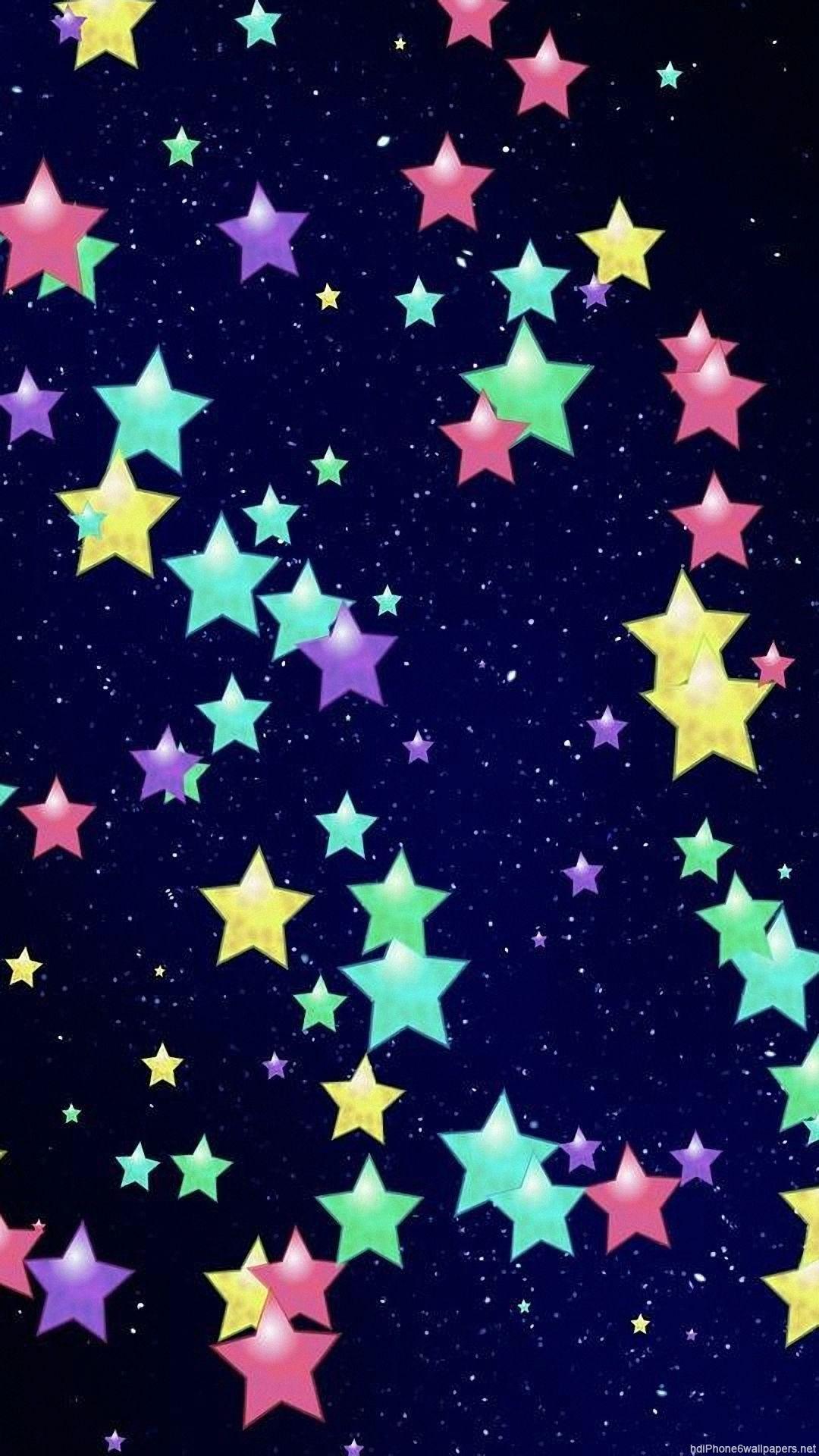 1080x1920 colorful star light iPhone 6 wallpaper HD and 1080P 6 Plus Wallpaper