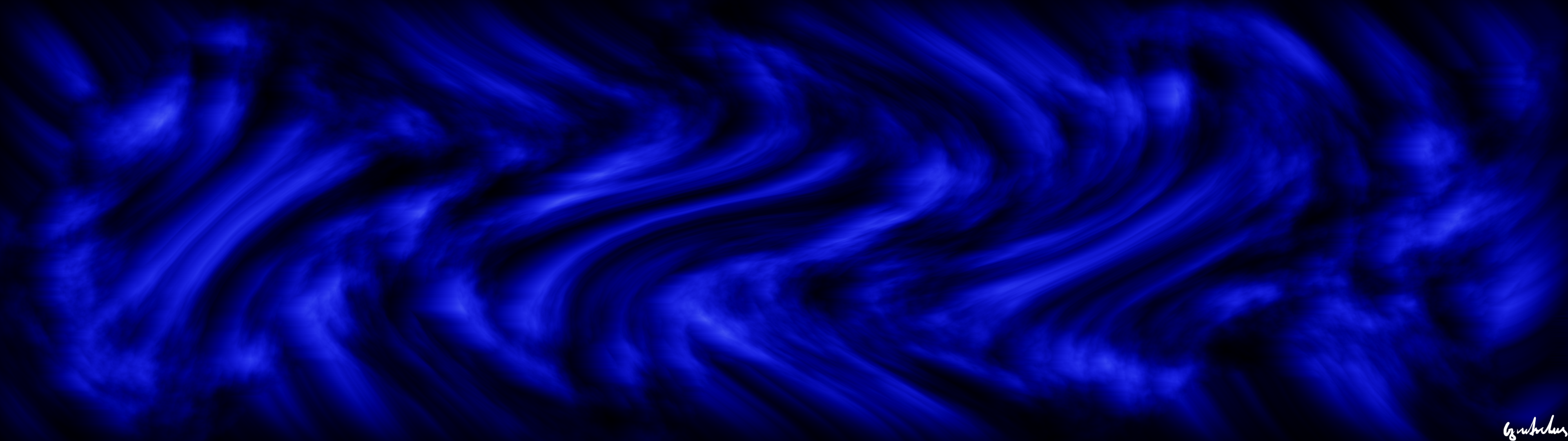 3840x1080 Blue Blurred Waves HD Wallpaper. Background Imagex1080