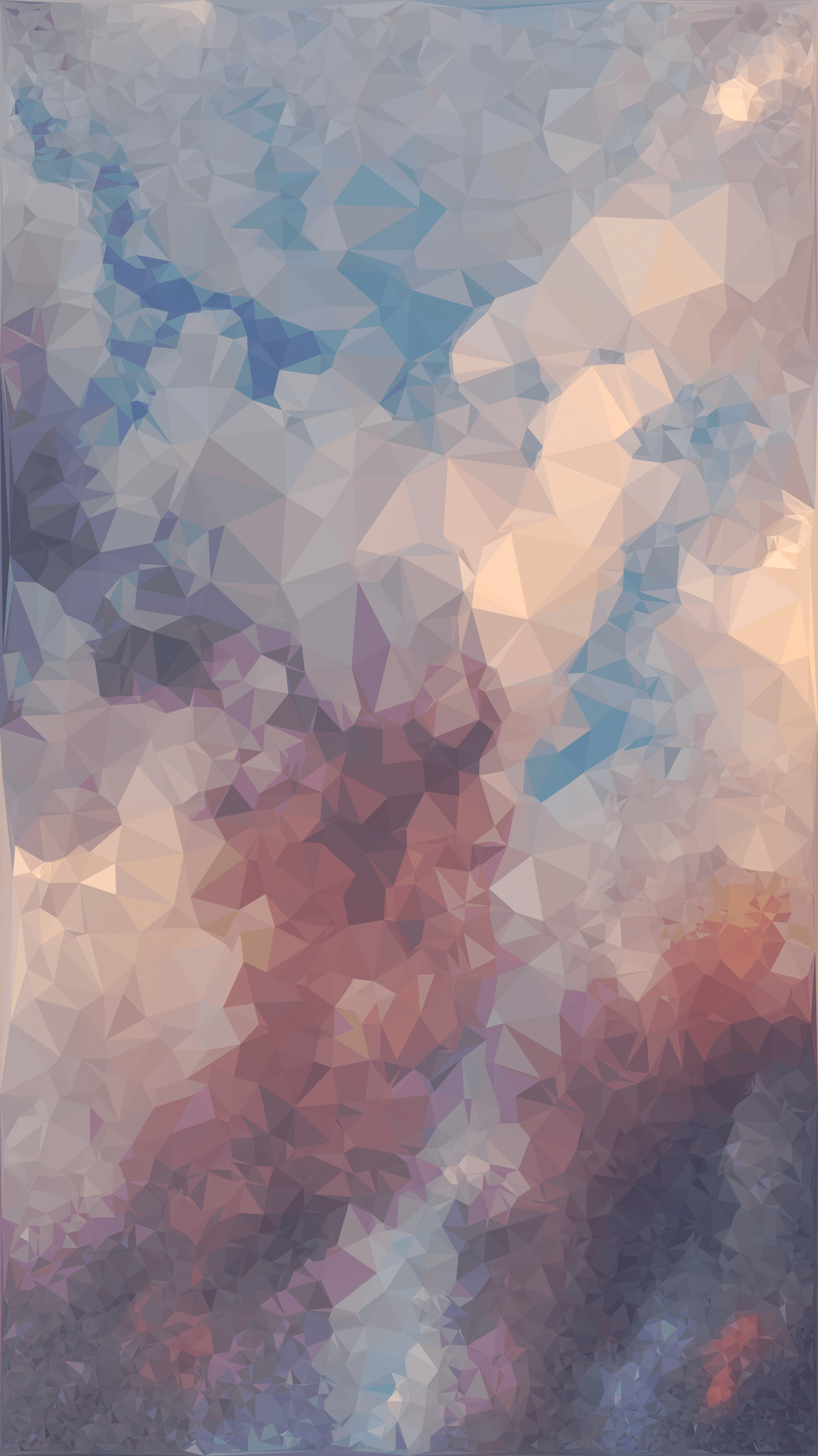 1168x2080 Beautiful geomeyric sky art phone covers and merch
