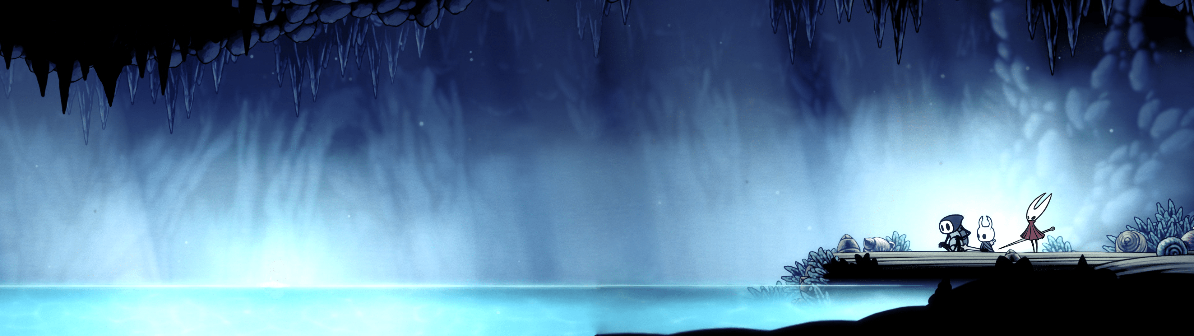 3840x1080 Hollow Knight Dual Monitor Wallpaper (3840x1080)