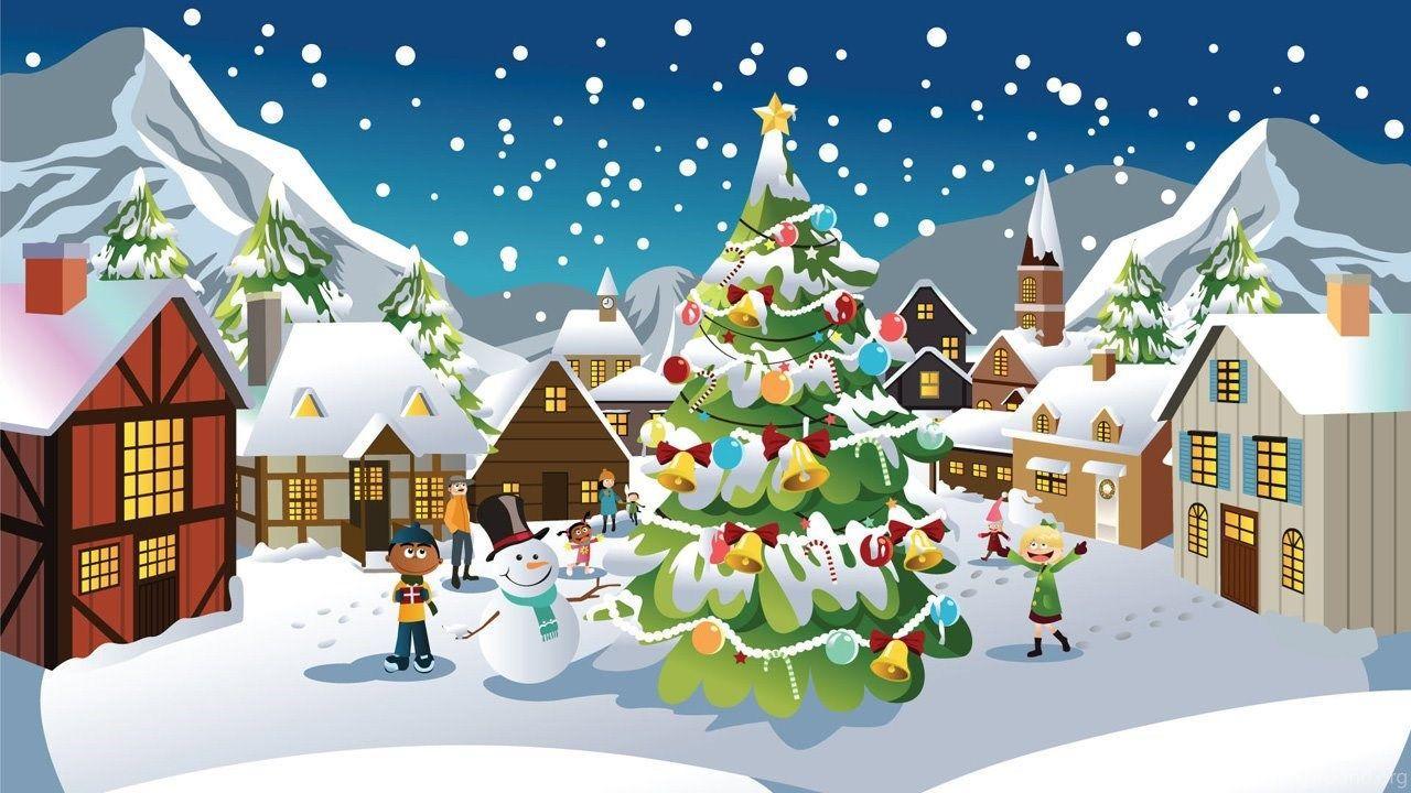 Cartoon Christmas Wallpapers - Top Free Cartoon Christmas Backgrounds