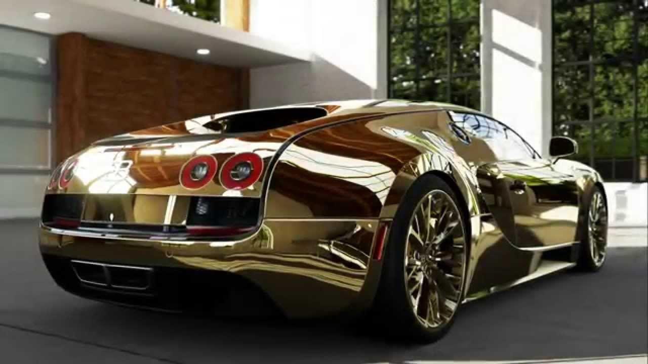 1280x720 Bugatti Veyron Gold wallpaperx720