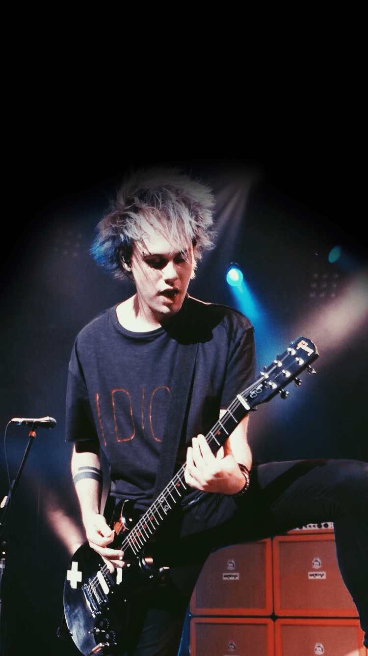 750x1334 5sos iphone wallpaper on Tumblr. Michael clifford, 5sos, Michael