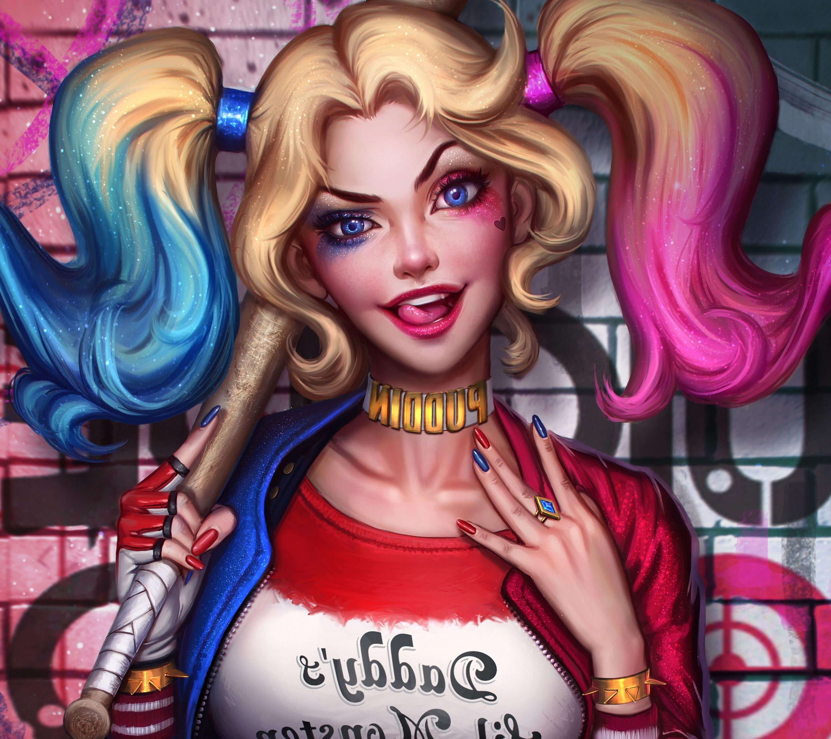 2880x2560 Harley Quinn Wallpaper Quinn Wallpaper