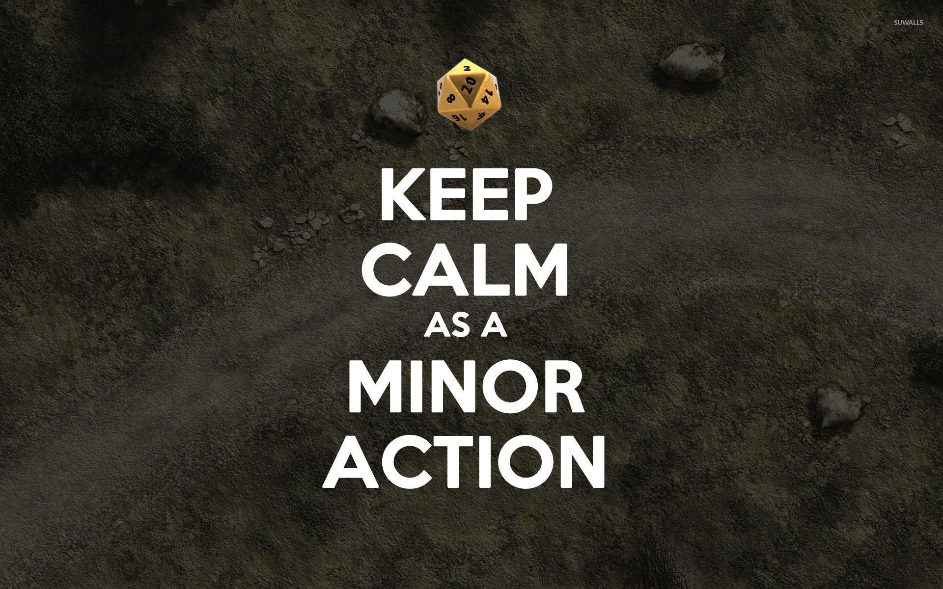 1920x1200 Keep calm as a minor action wallpaper wallpaper