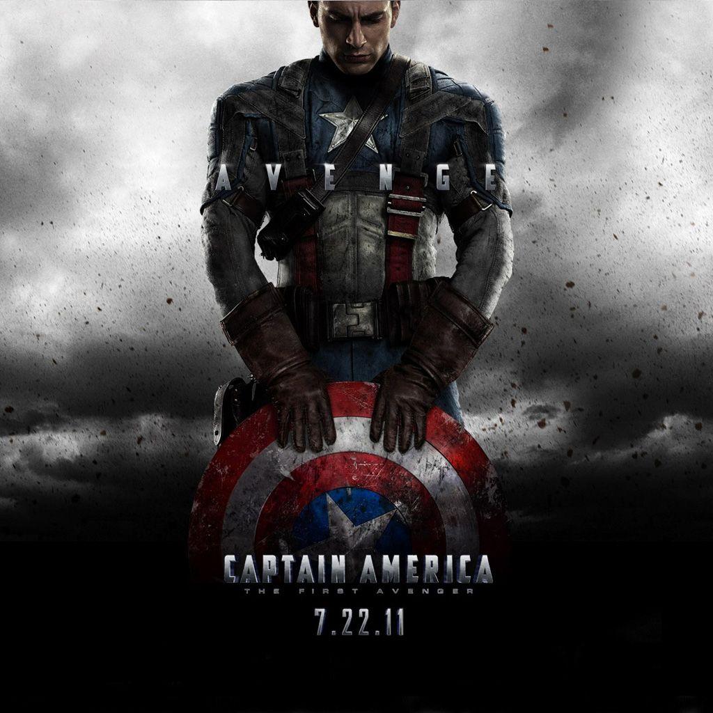 Tải xuống miễn phí hình nền cho iPad 1024x1024 Captain America