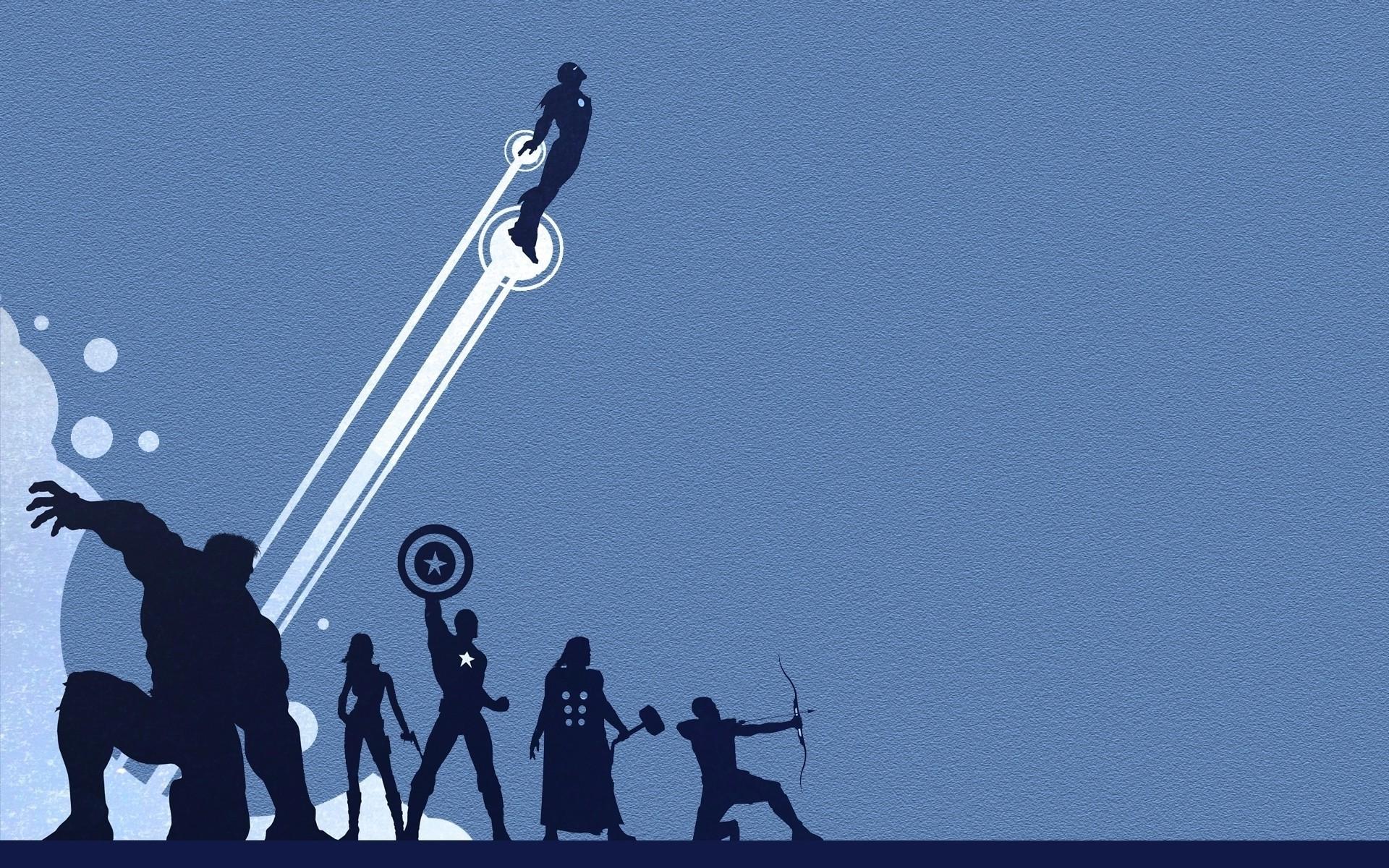 1920x1200 Unique Minimalist Wallpaper Of The Avengers