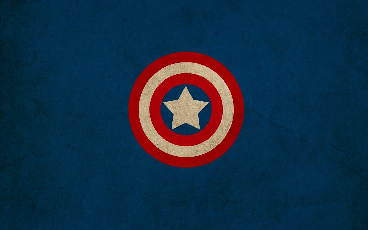 1440x900 Captain America Minimalist Wallpaper