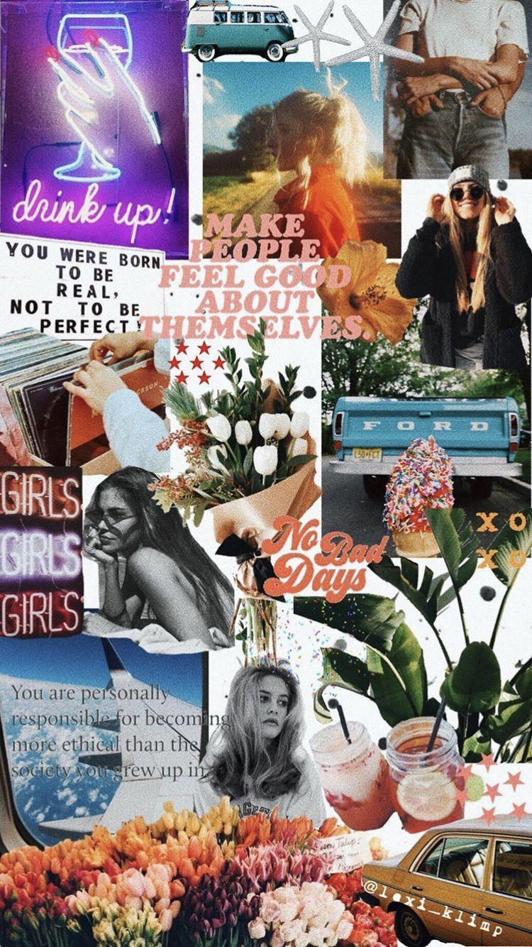 750x1334 vintagecollage #collageart #vintage. Collage background