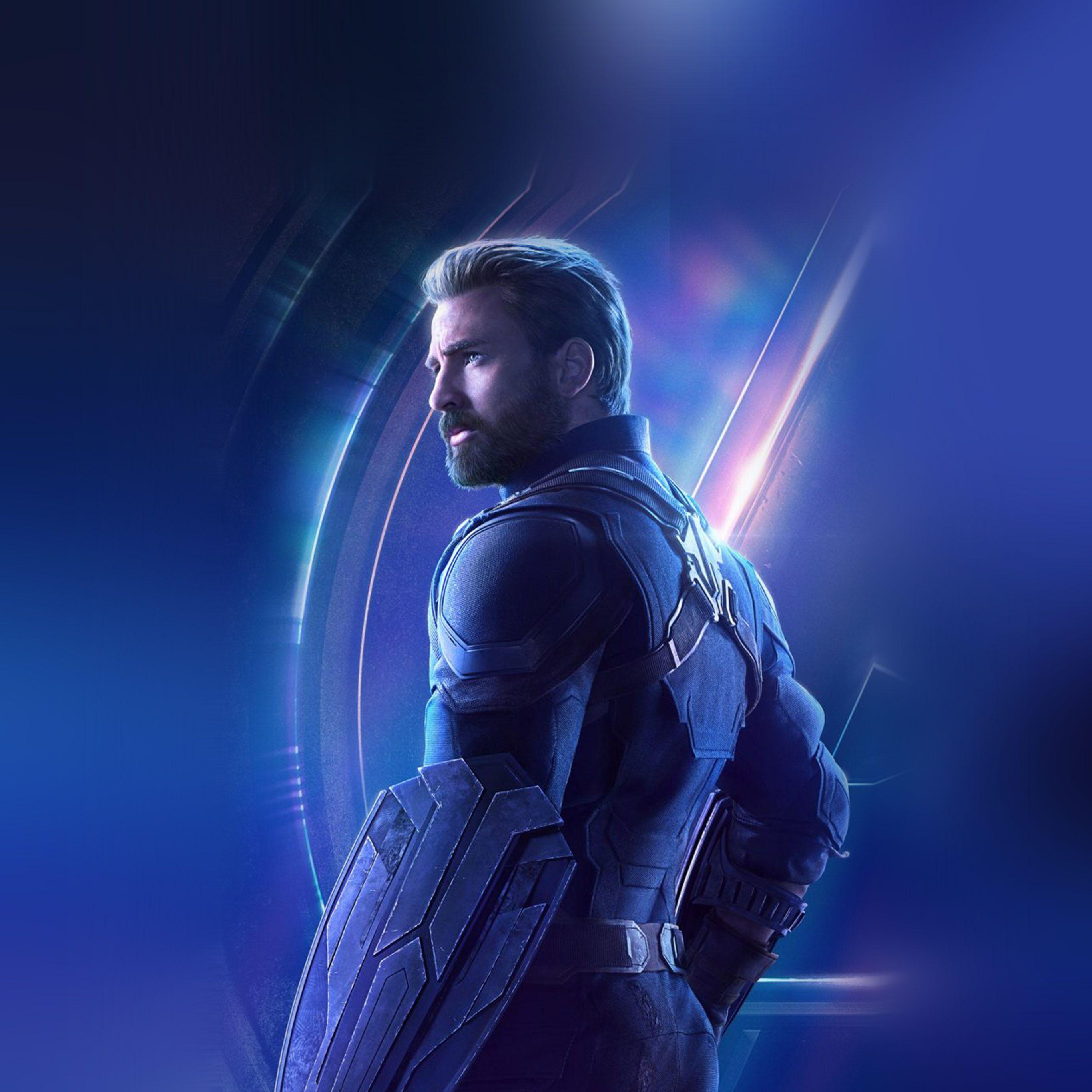 Hình nền cho iPad 2732x2732 - Captain America Avengers Hero