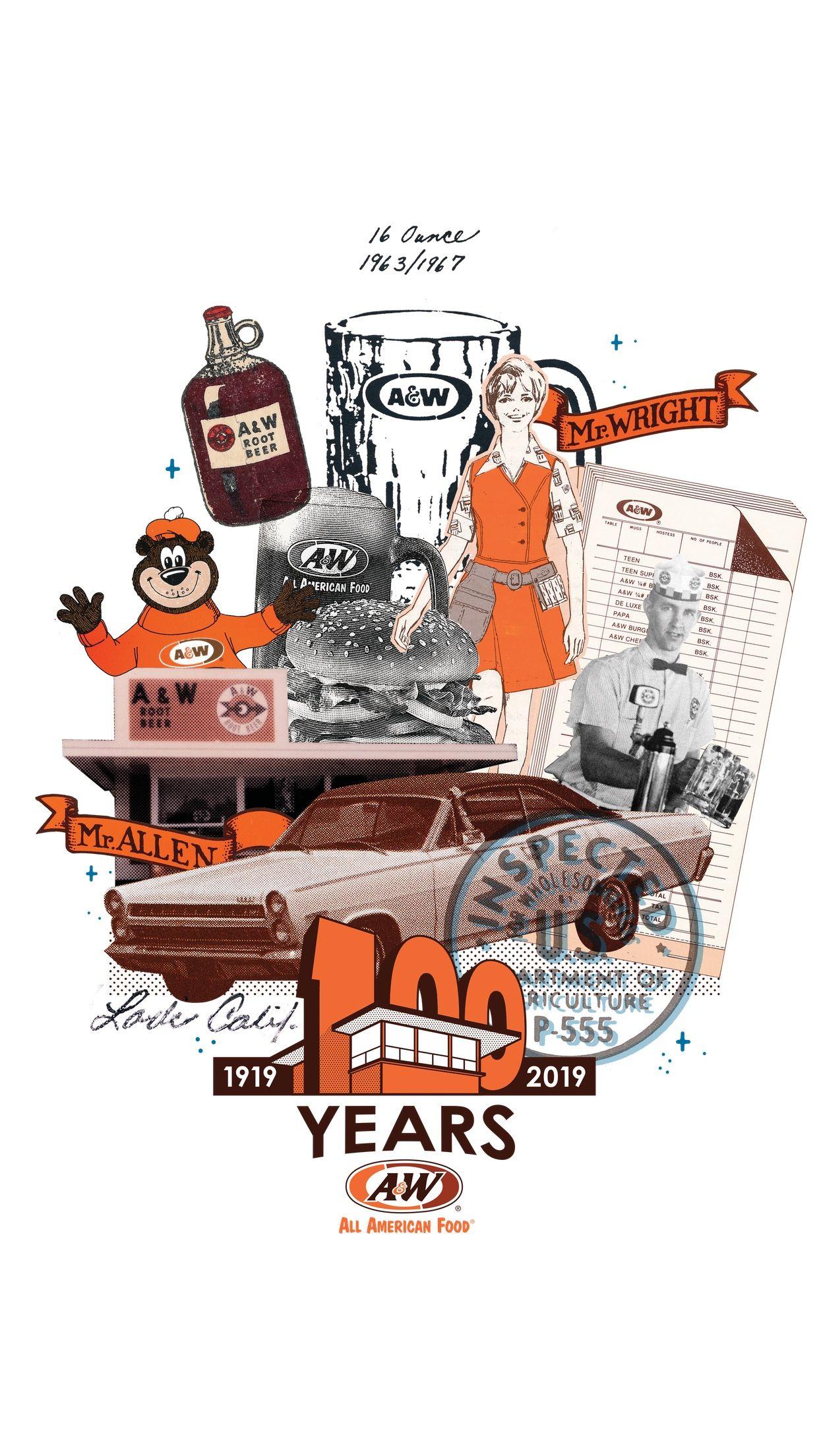 1242x2208 100th Anniversary Collage Phone Wallpaper&w Restaurants, HD