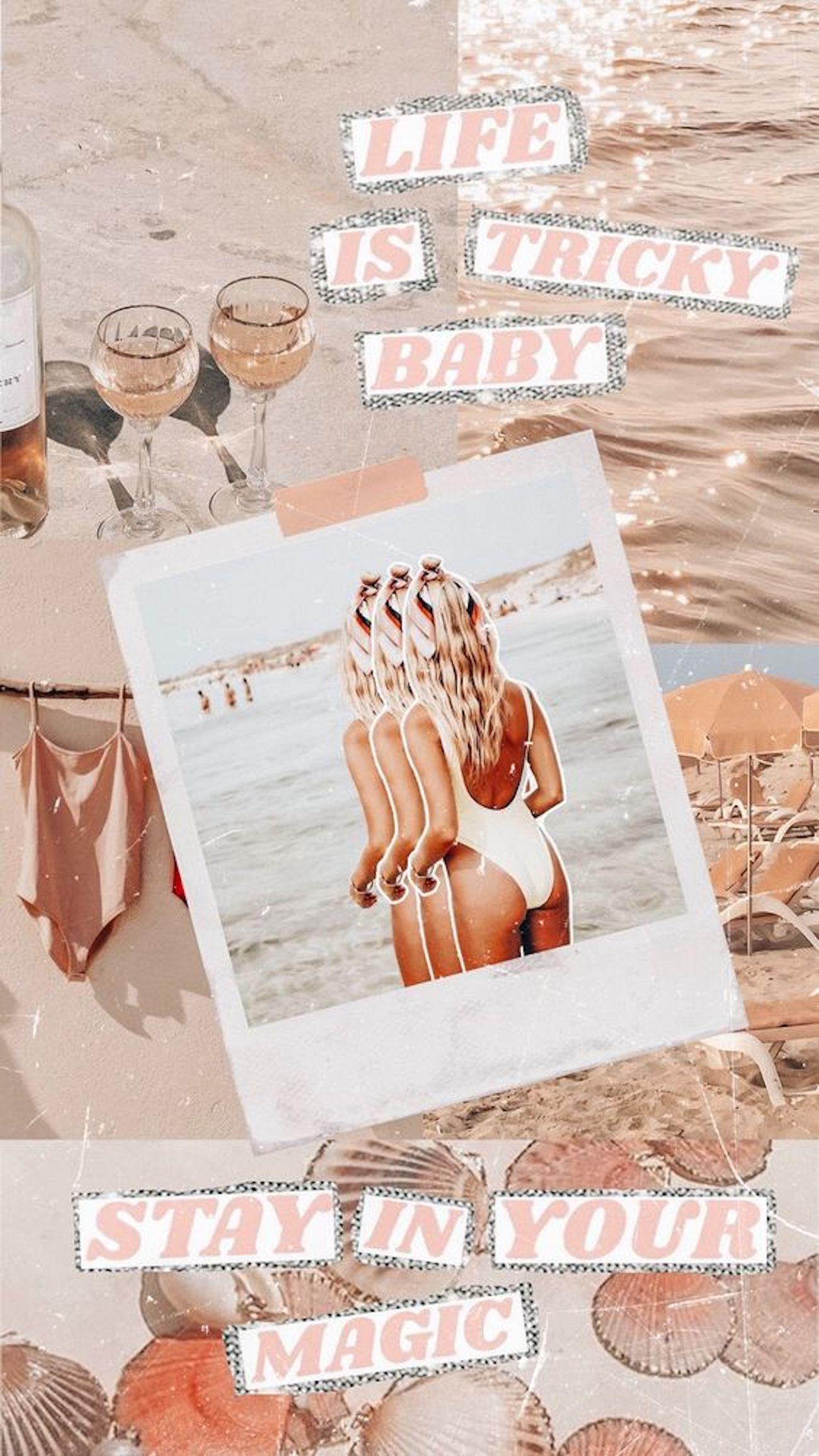 1300x2310 Fashion Collage Background For Your Phone IN THE CITY