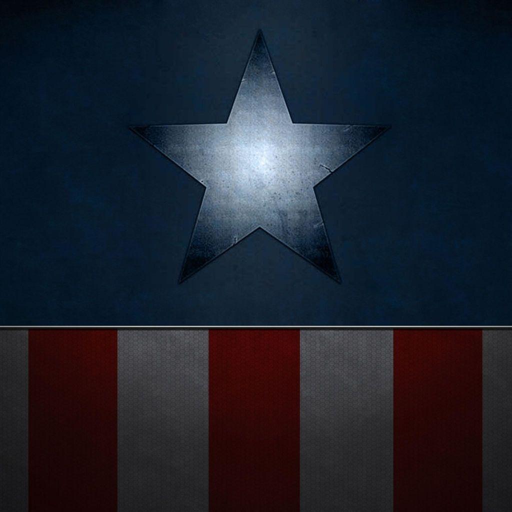1024x1024 Kết cấu Trừu tượng Captain America #iPad #Air #Wallpaper.  Cơ trưởng
