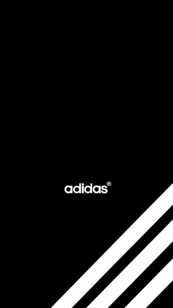 Hình nền logo Adidas 3 sọc 736x1309