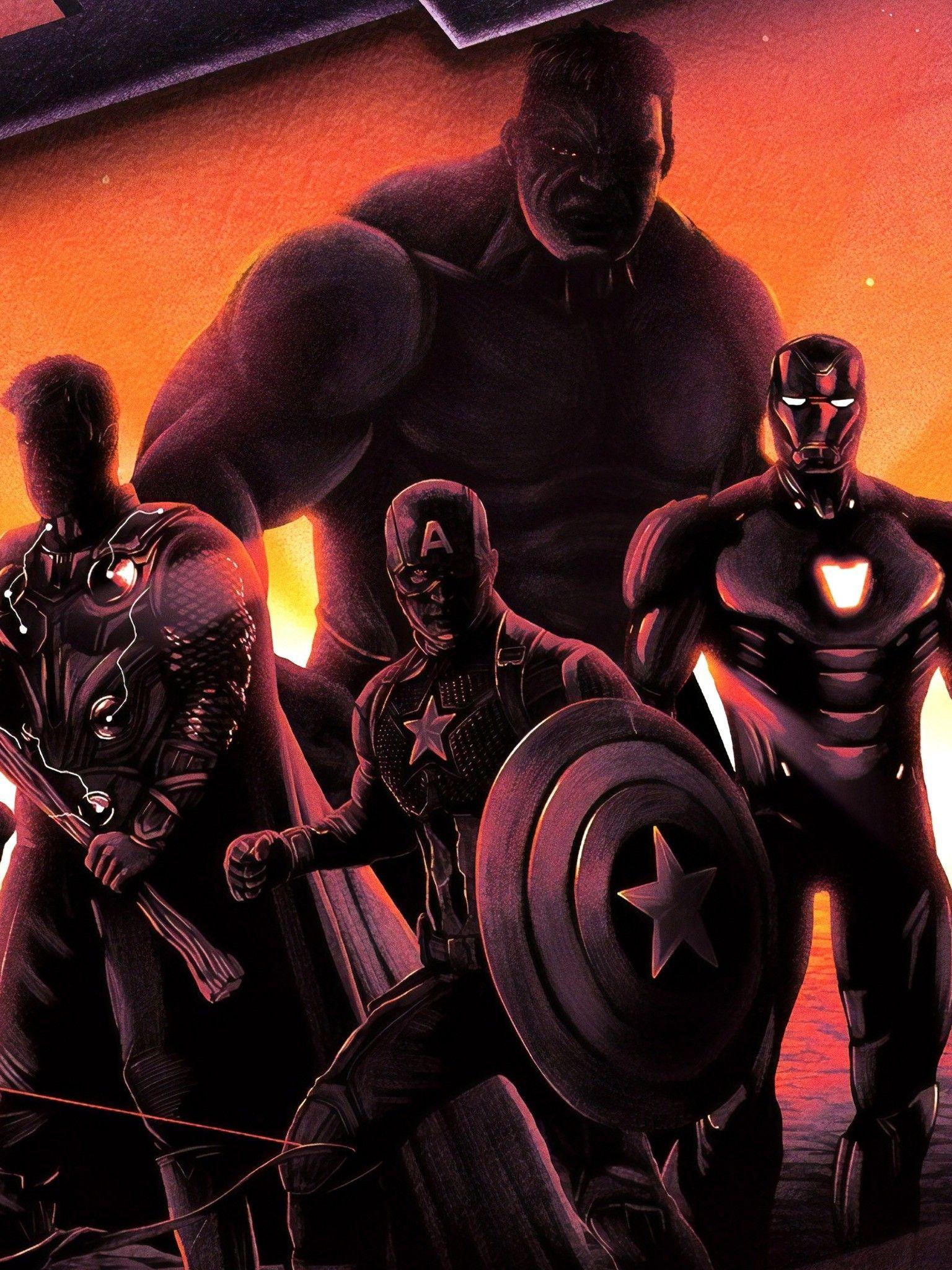 1536x2048 Tải xuống 1536x2048 Avengers, Iron Man, Hulk, Captain America