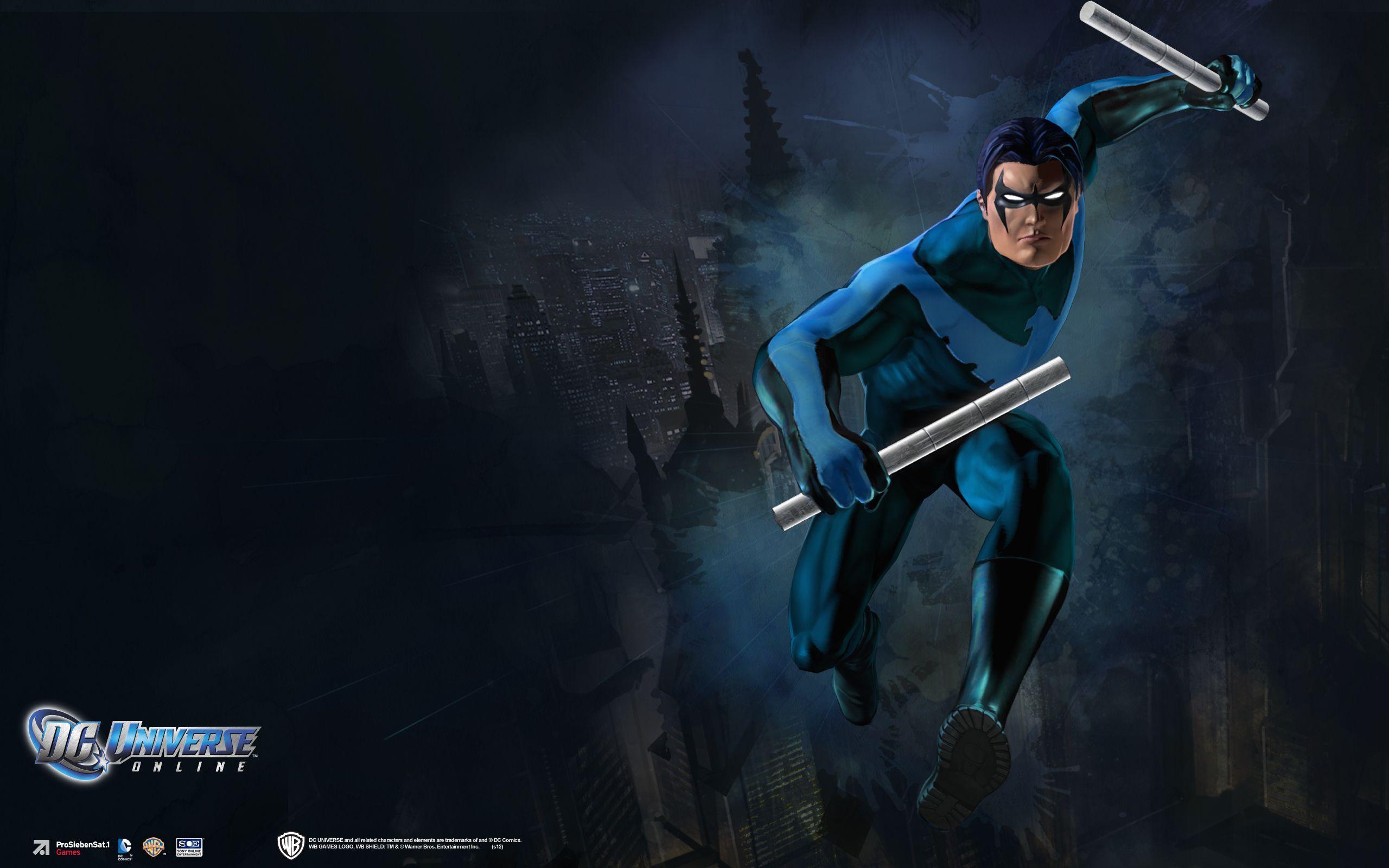 2560x1600 DC Universe Online Nightwing Wallpaper Online Games Wallpaper