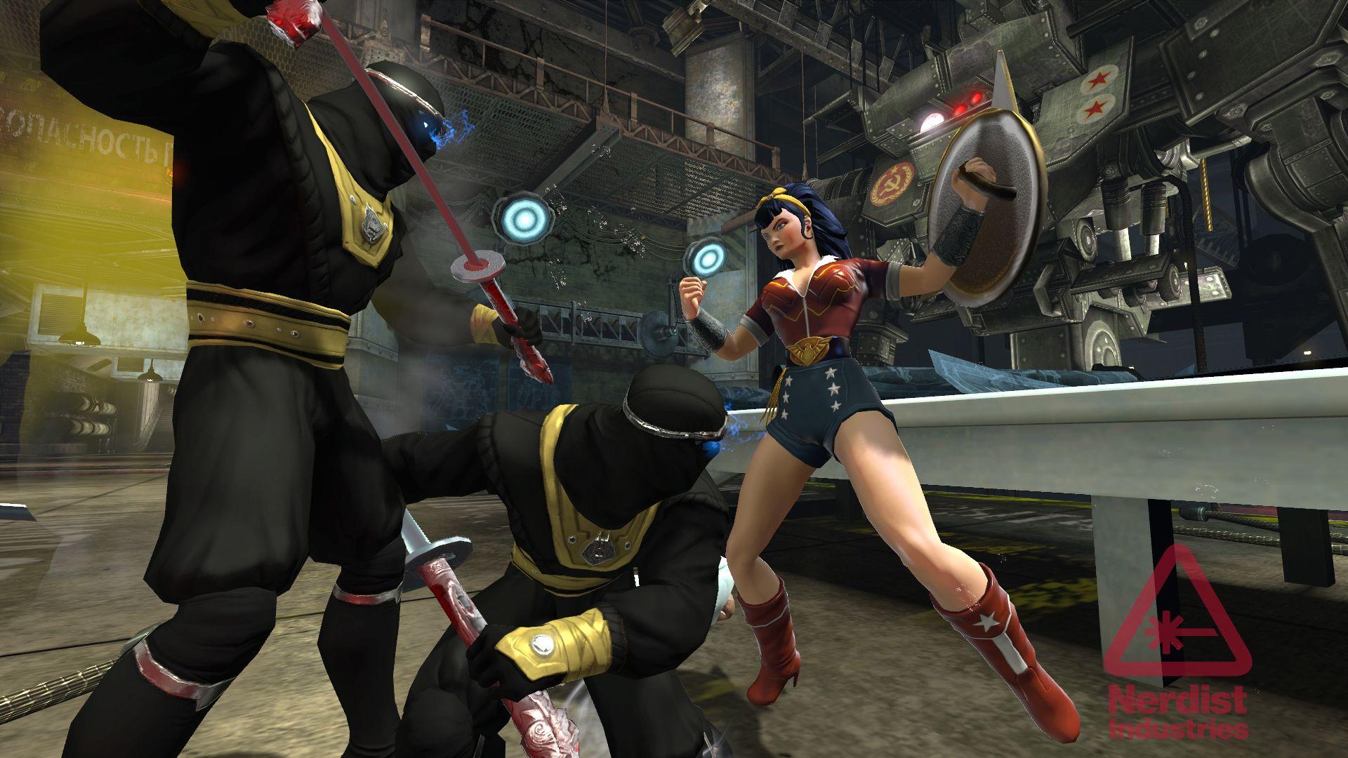 1920x1080 Exclusive: See Bombshells Harley Quinn and Supergirl in DC Universe