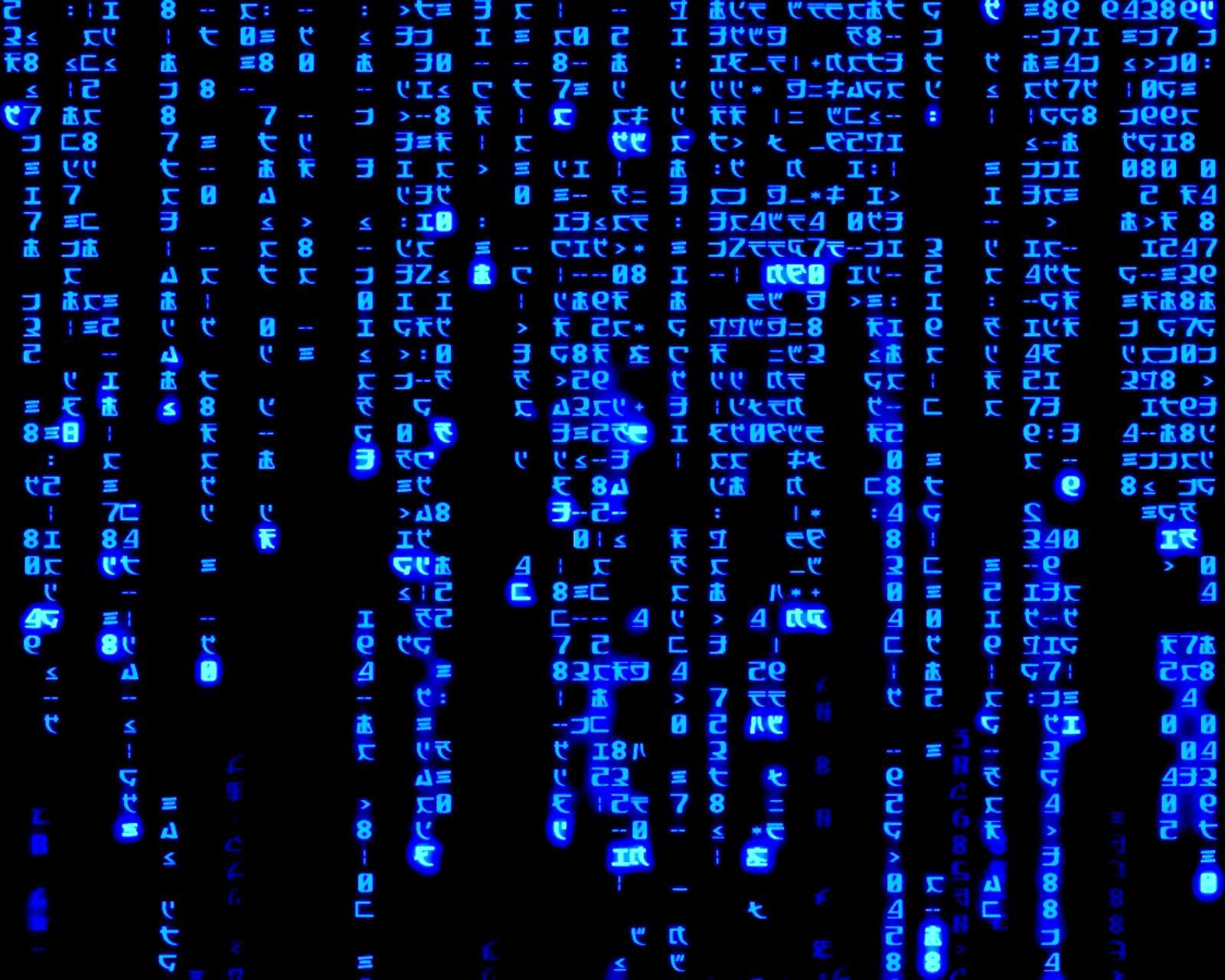 Blue binary code digital background  PSDgraphics