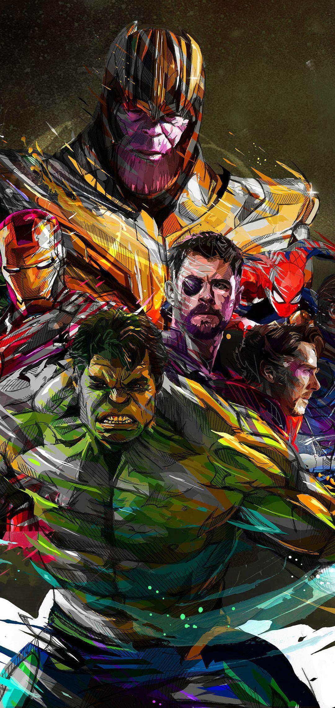 1080x2280 Marvel Avengers One Plus Huawei p Honor view Vivo y Oppo f Xiaomi Mi A2 HD 4k Wallp. Avengers art, Marvel comics wallpaper, Avengers wallpaper