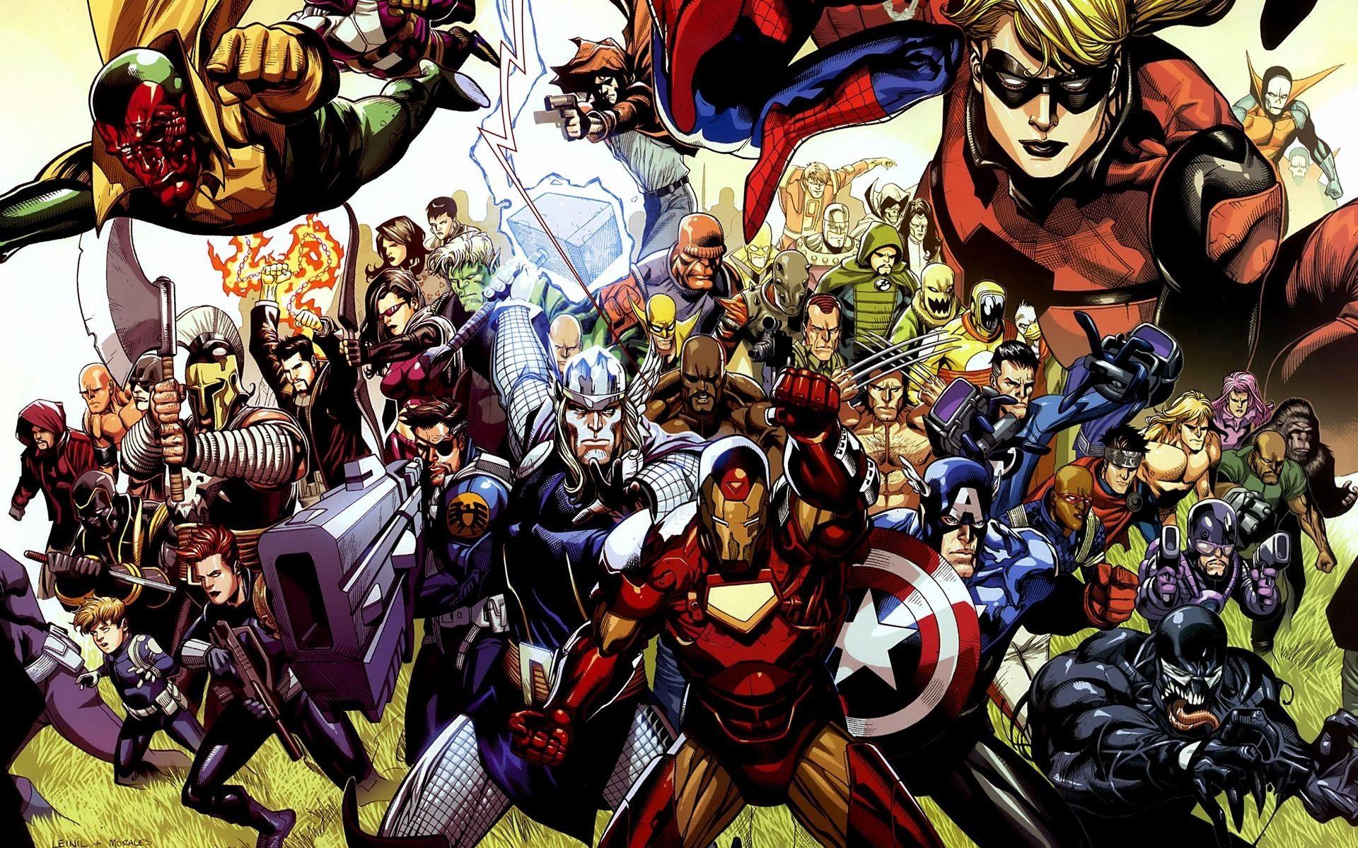 1920x1200 Free Marvel Comics Avengers Wallpaper Desktop Image