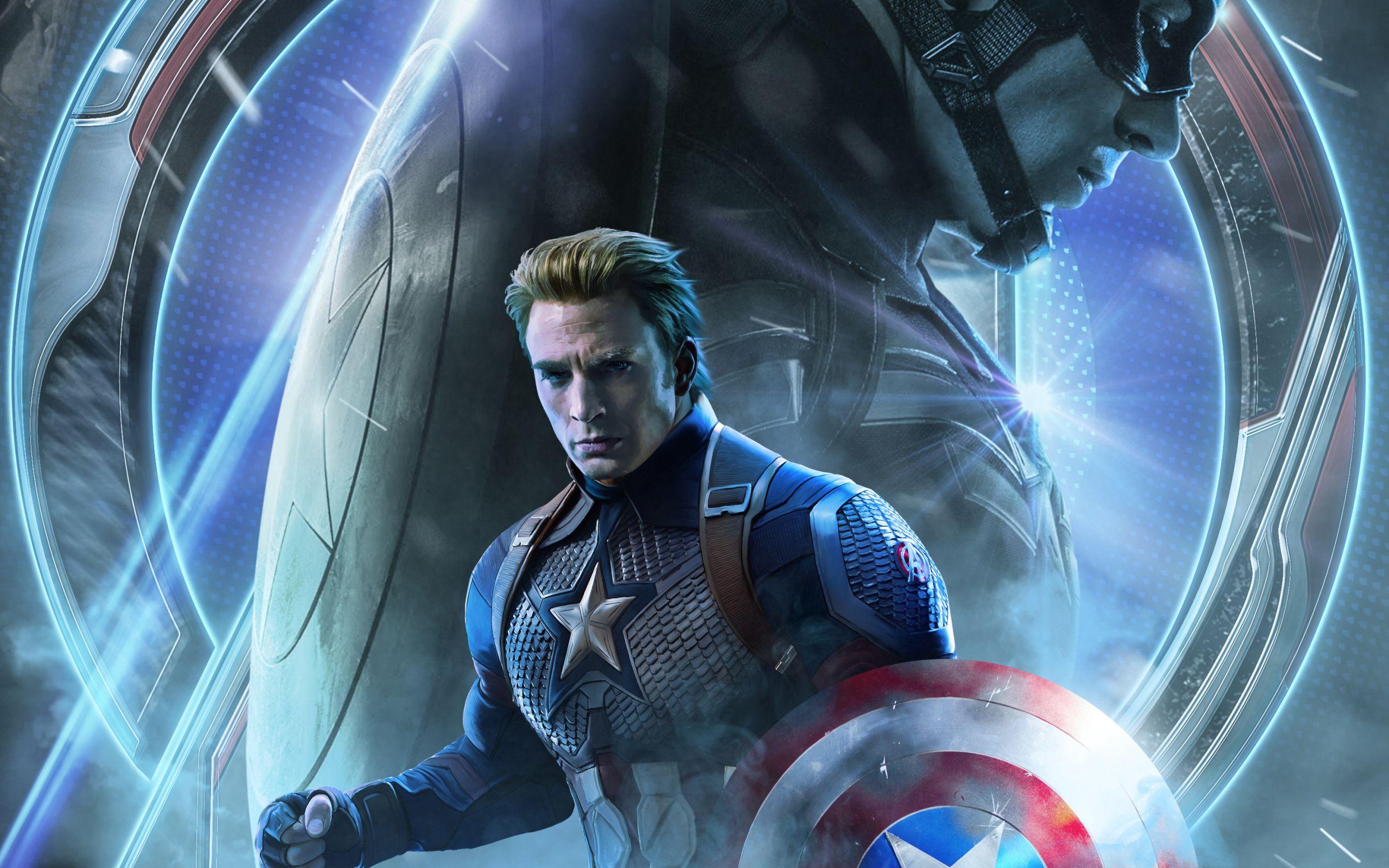 2560x1600 Avengers Endgame Captain America Poster Art 2560x1600