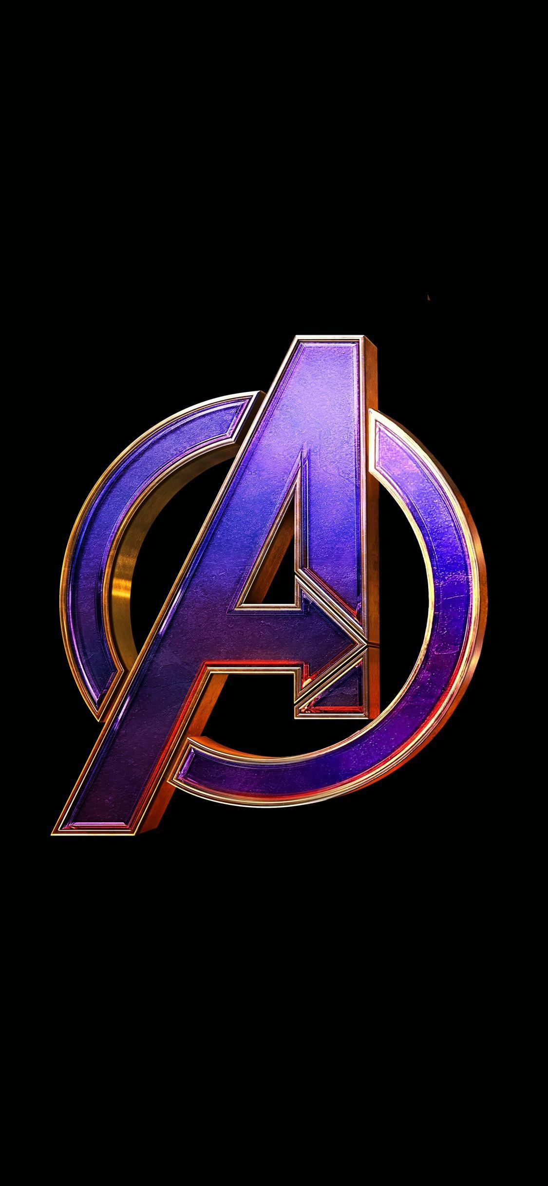 1125x2436 Download 1125x2436 wallpaper avengers: endgame, movie, logo