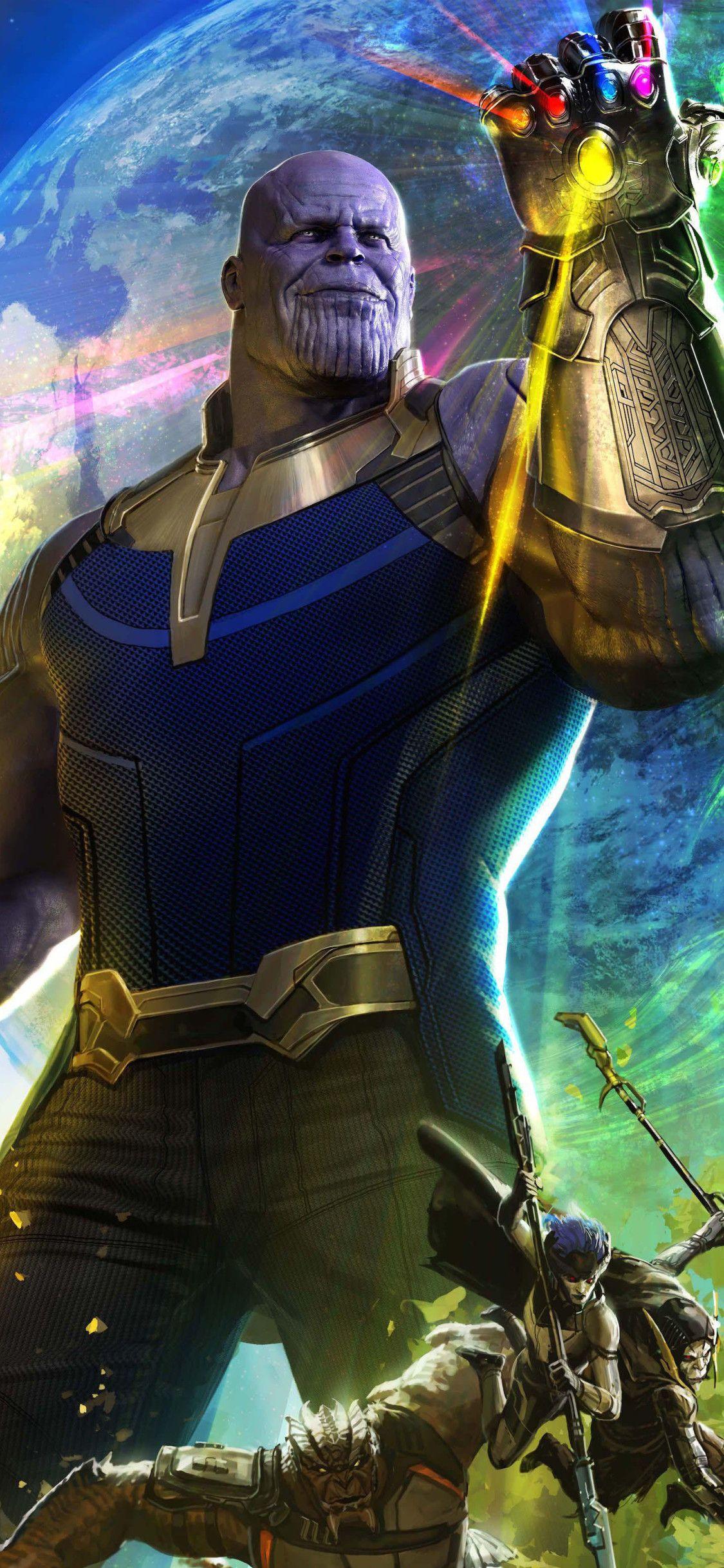 1125x2436 Avengers Infinity War Characters iPhone XS, iPhone 10