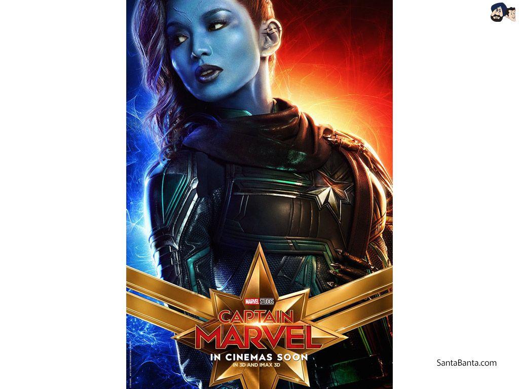 1024x768 Captain Marvel Movie Wallpaper