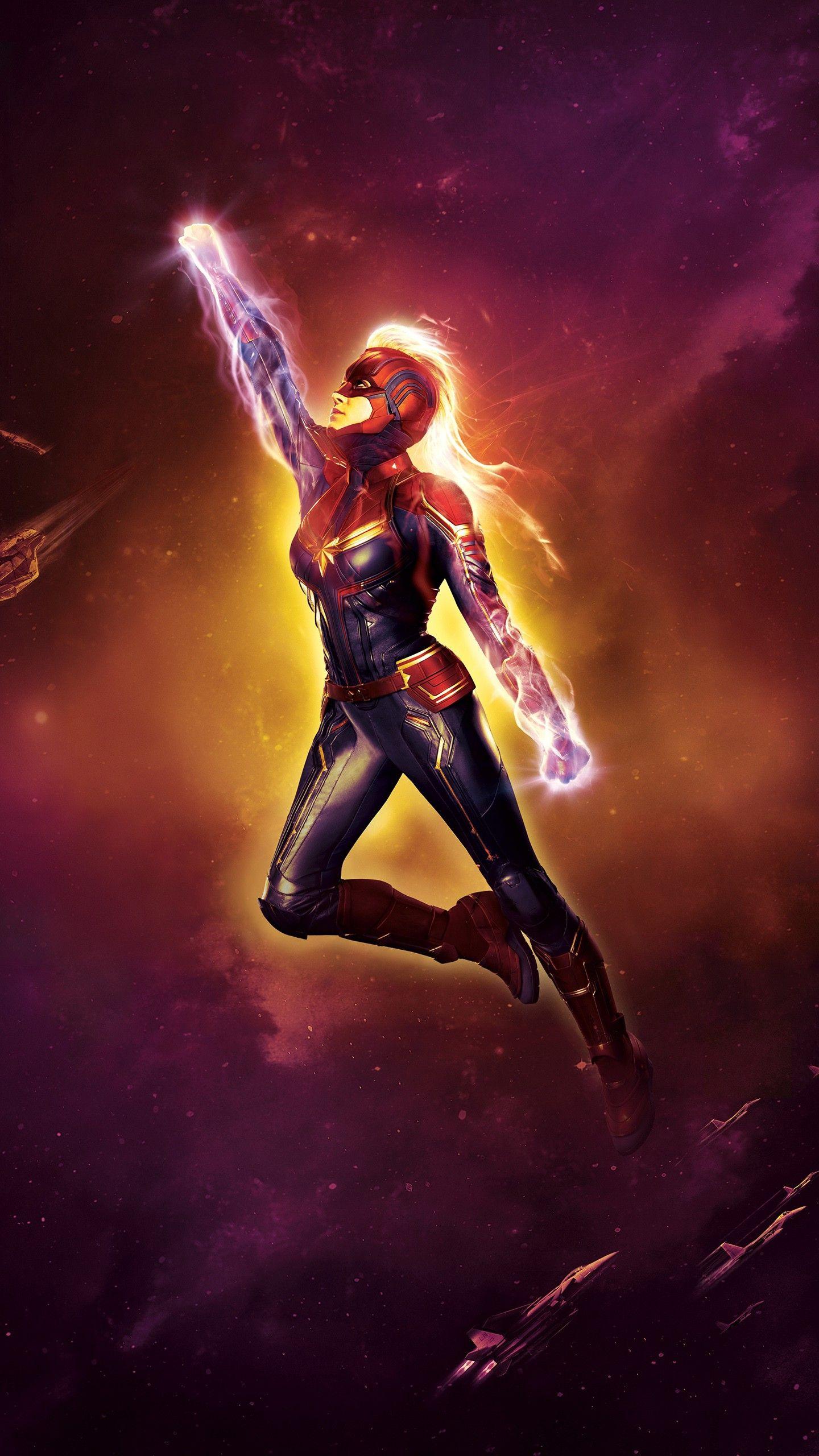 1440x2560 Captain Marvel Wallpaper