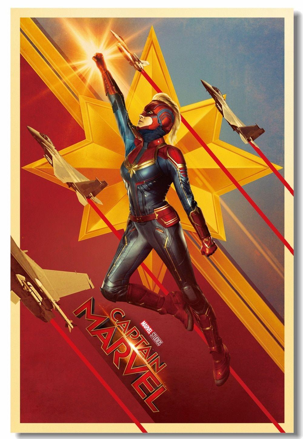 1000x1449 Custom Canvas Wall Painting Captain Marvel Poster Captain Marvel