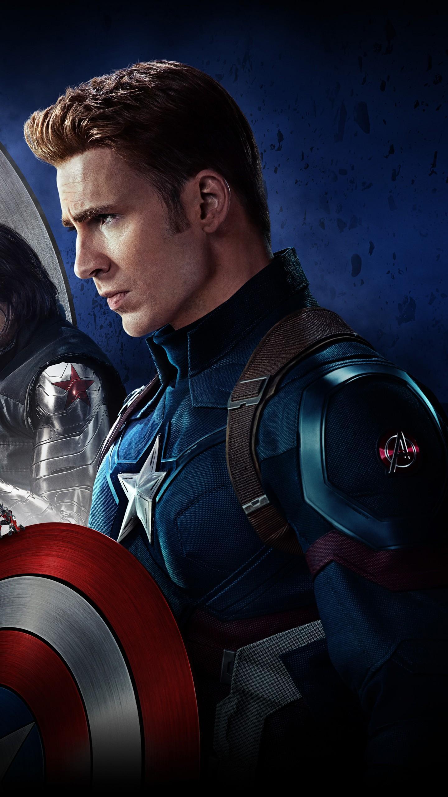 1440x2560 Captain America HD Android Wallpaper