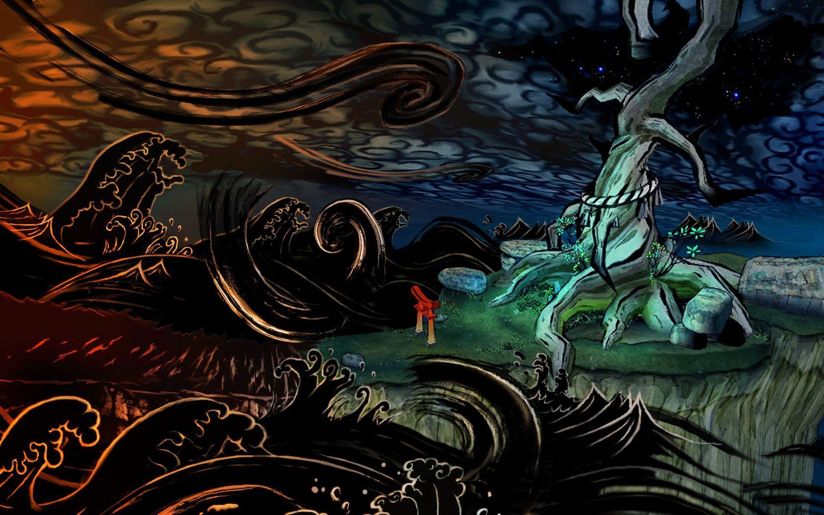 1680x1050 Download the Darkness Tsunami Wallpaper, Darkness Tsunami iPhone