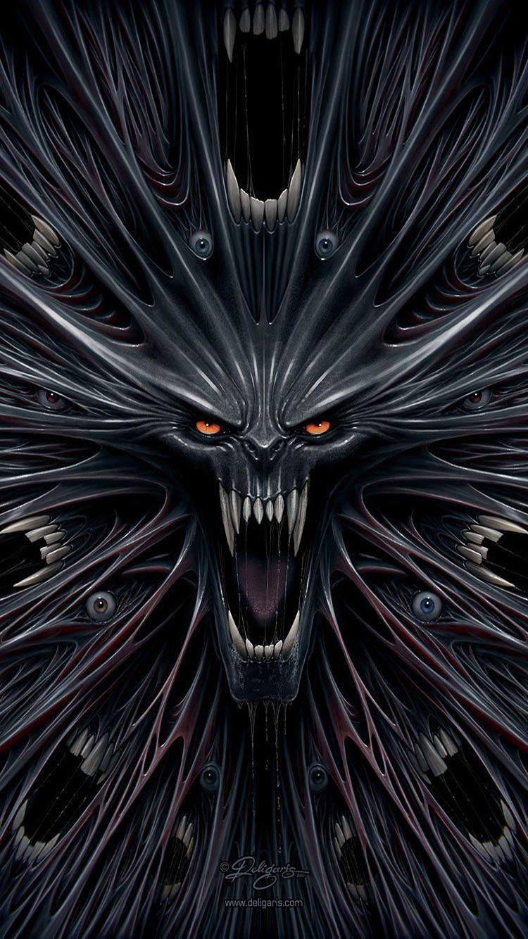 750x1334 Horror Apple IPhone Wallpaper For Halloween PIC WGT1038520