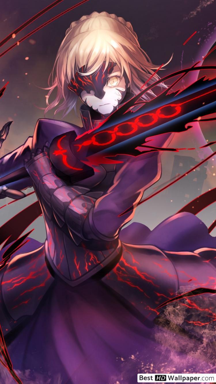 750x1334 Download Wallpaper Fate Stay Night HD Untuk Android/iPhone