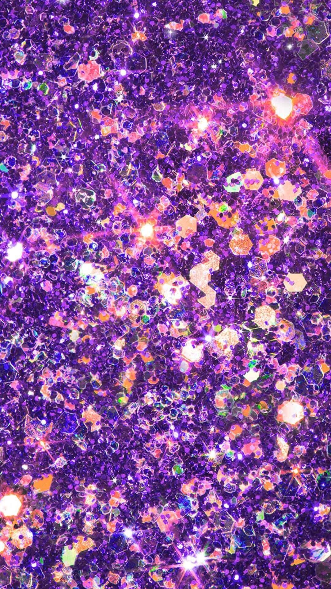 Purple Glitter iPhone Wallpapers - Top Free Purple Glitter iPhone  Backgrounds - WallpaperAccess